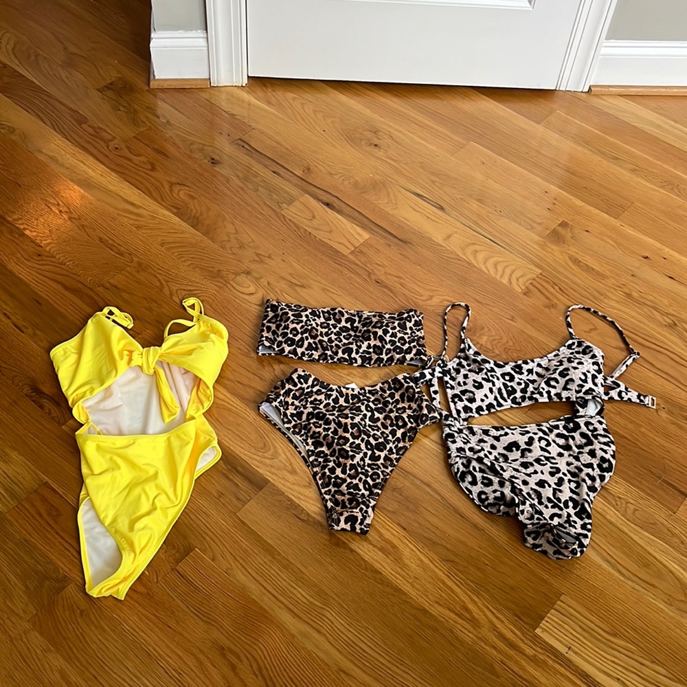 Bundle of New Without Tags Amazon Bathing Suits